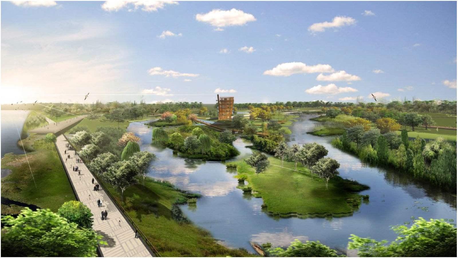 鄭州市賈魯河綜合治理工程西流湖段（中原路－化工路）-建筑、古建工程